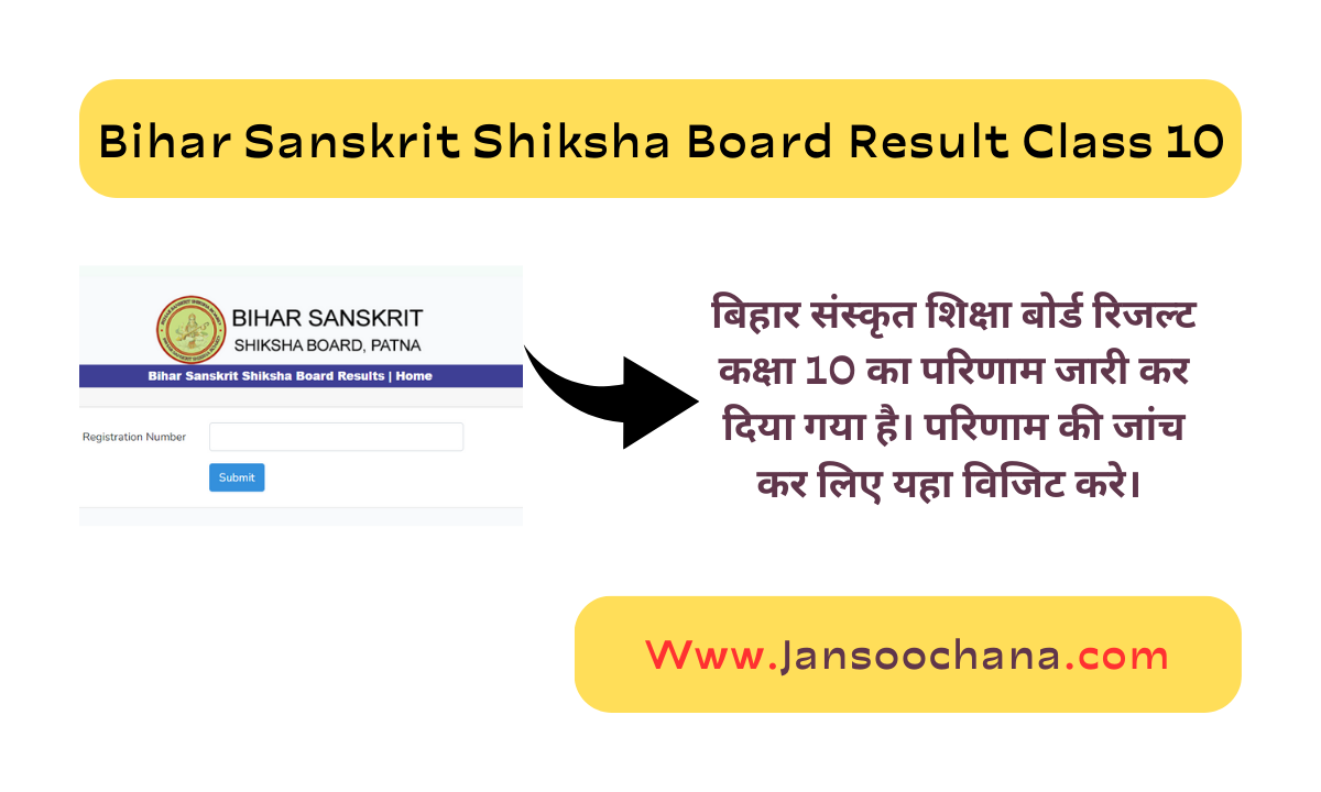 Bihar Sanskrit Shiksha Board Result Class 10